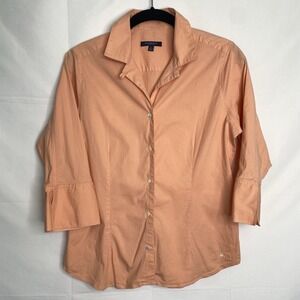 Burberry Shirt blouse‎ 3/4 sleeve orange Woman Medium